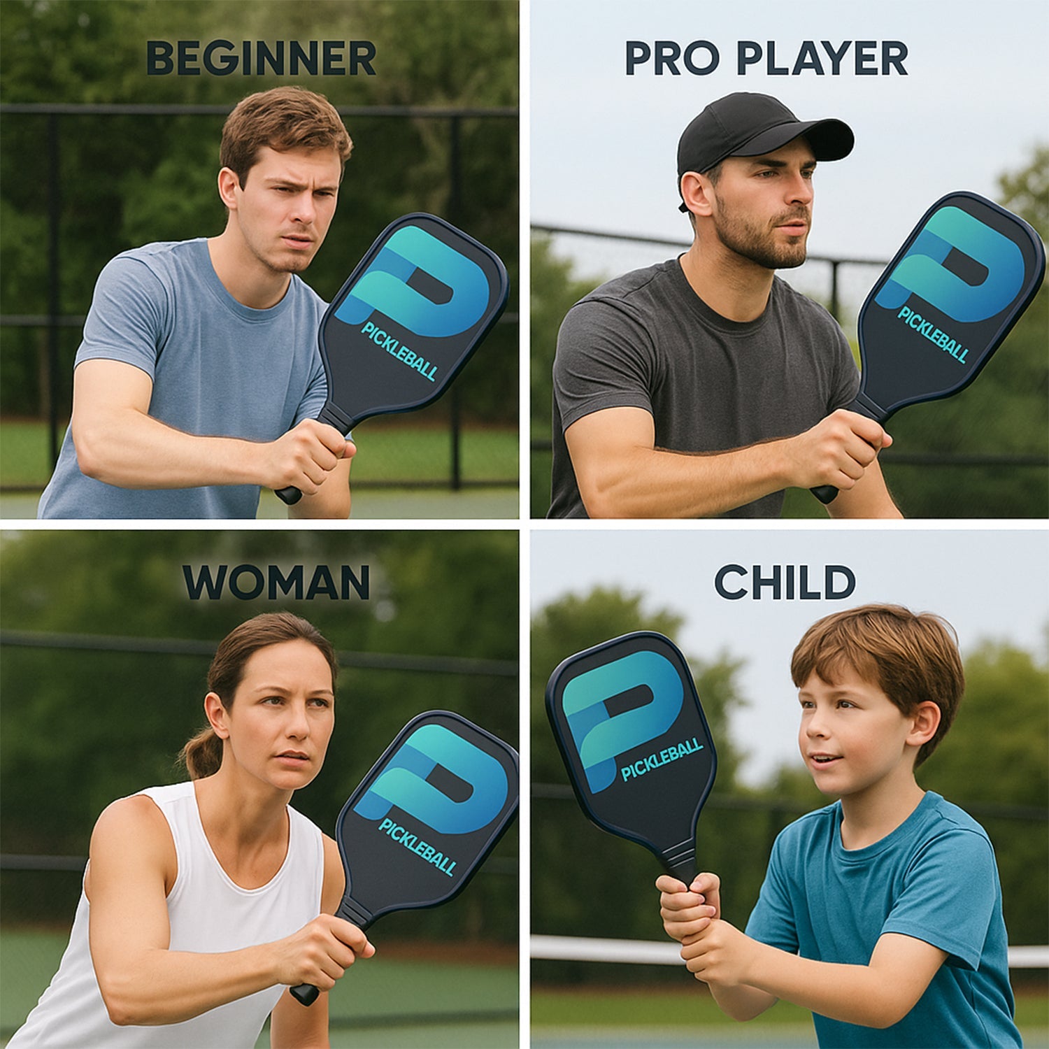 Professional Fiberglass Pickleball Paddle with Cushion Grip Handle Professional Fiberglass Pickleball Paddle with Cushion Grip Handle